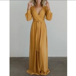 NWT Baltic Born Lydia Mustard Maxi Dress